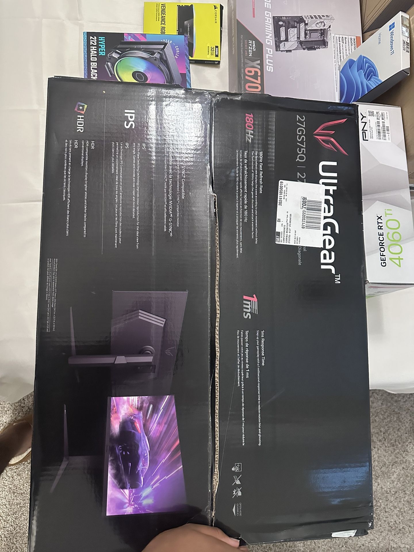 180Hz Gaming Monitor 1ms Response Time 