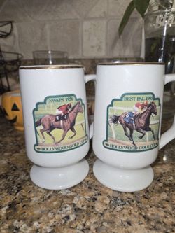 Hollywood Park Race Mugs