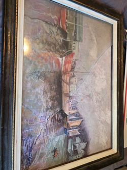Pastel Painting Signed By Artist
