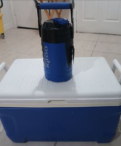 Igloo cooler and   new beverage jug
