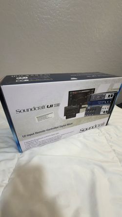 SoundCraft Ui12 Digital Sound Mixer | Like New!