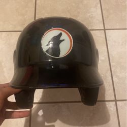 Rawlings S100 Black Batting Helmet Size 7 MLB On Field Double Flap