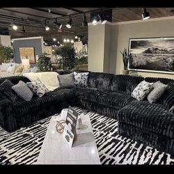 Brand New Ashley Super Plush Comfy Corduroy Sectional 