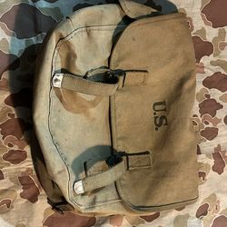 US WW2 1944 Musette Bag