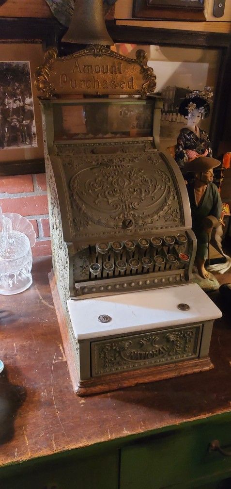 Antique National Cash Register Model 313