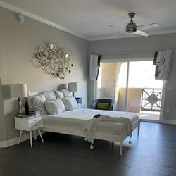 White Modern Queen Bedroom Set