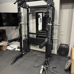Vesta Fitness PRO SERIES 2-1 Ultimate Half Rack Functional Trainer/Gym Equipment/ Home Gym/ Fitness/ FREE DELIVERY 🚚 