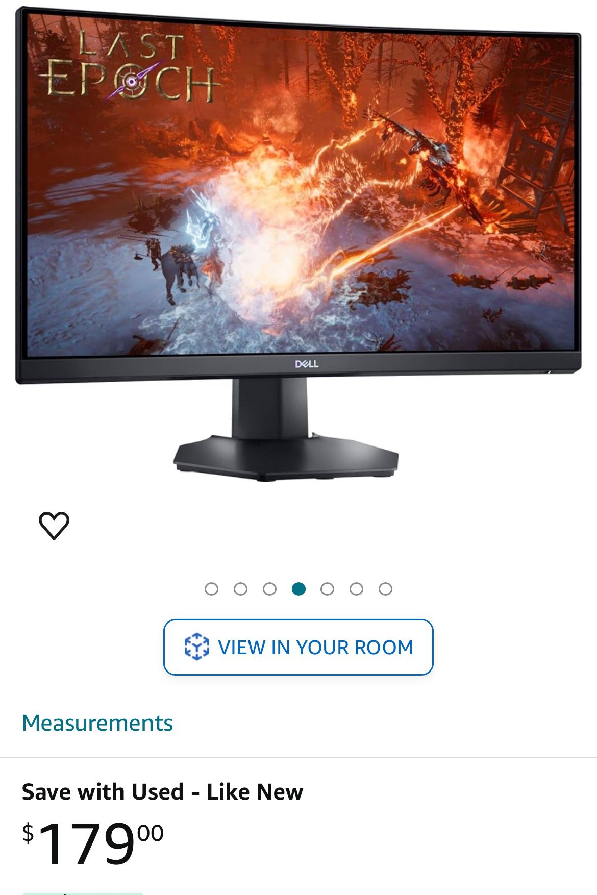 Dell - 24" VA LED FHD Curved Gaming Monitor