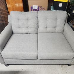Grey Loveseat 