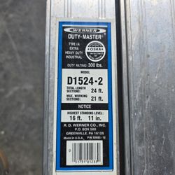 Werner 24ft Extension Ladder