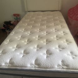 White Twin Bed