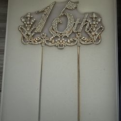 15th Cake Sign