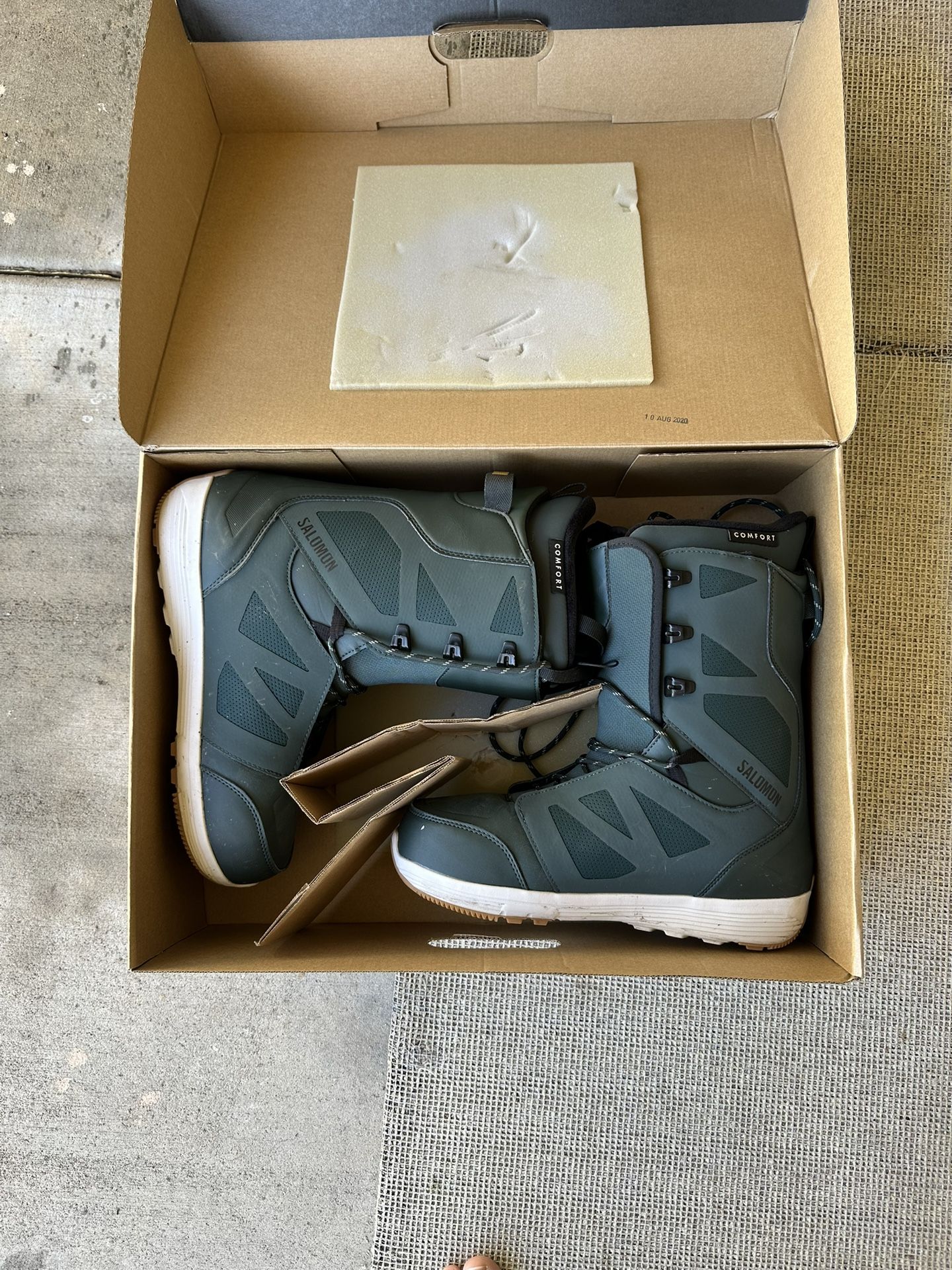 Salomon Launch Lace Men's Snowboard Boots, Size Like New