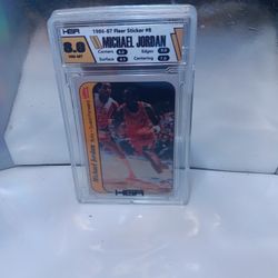 HG 1986 Fleer Mj #8 Mint 8