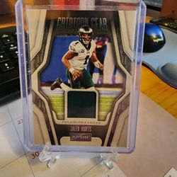 2022 JALEN HURTS GRIDIRON GEAR JERSEY CARD