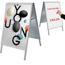 SNAP OPEN ALUMINUM A-FRAME SIDEWALK SIGN