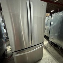 REFRIGERATOR GE FRENCH DOOR 3 DOOR💥 90 Days Warranty 