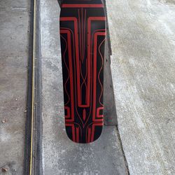 Pinstriped Skateboard Deck