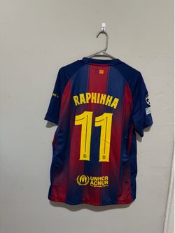 FC Barcelona 2025-26 home Raphinha jersey