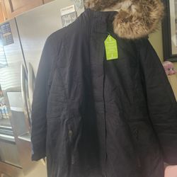 Winter New Navy Coat. Size 2x