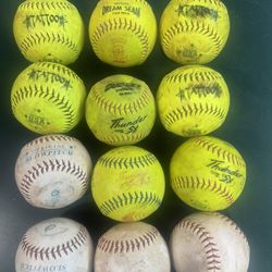 12 Softballs