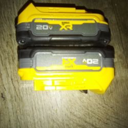 DeWalt 20volt Double Stack Batteries 