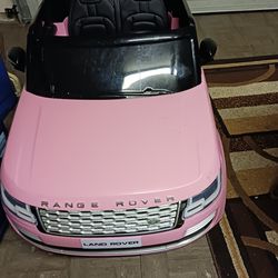 Kids Electric Car Pink Range Rover