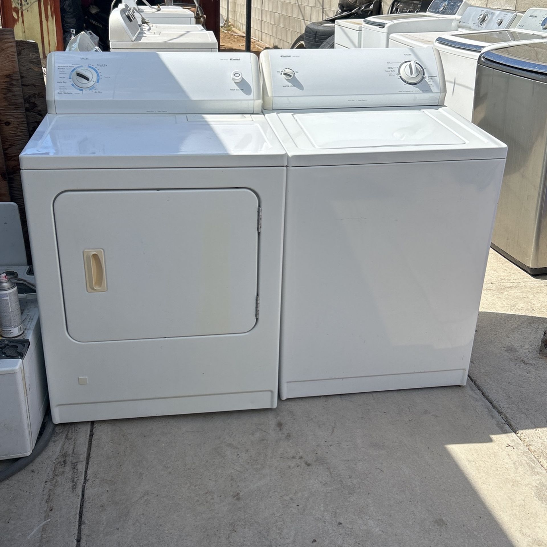 Kenmore Washer And Gas Dryer Set Heavy Duty