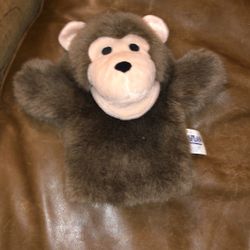 Kaplan, early learning company, plush monkey hand, puppet