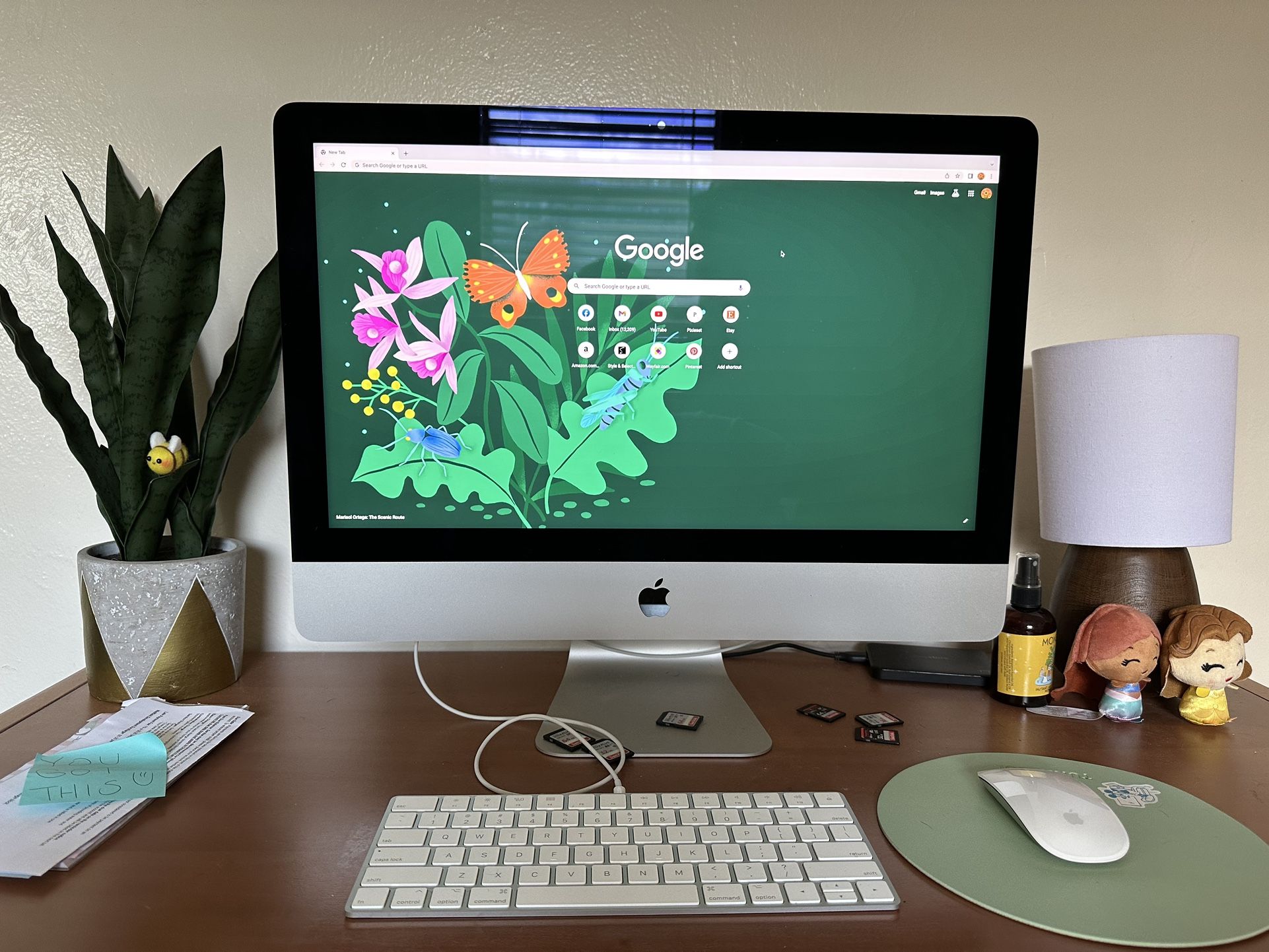 Excellent apple 21.5 Inch Desktop with Keyboard and Mouse