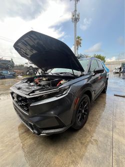 2023 2024 2025 HONDA CRV SPORT PARTS BUMPER FENDER LIGHTS HOOD DOORS RADIATOR SUPPORT ENGINE OEM