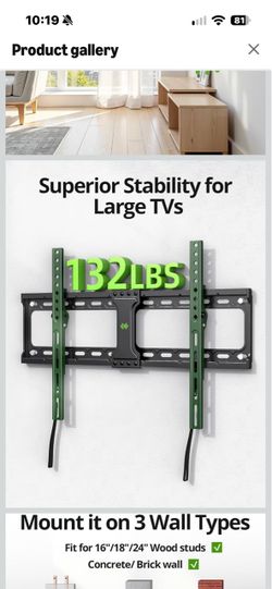 TV wall mount up to 65 inch