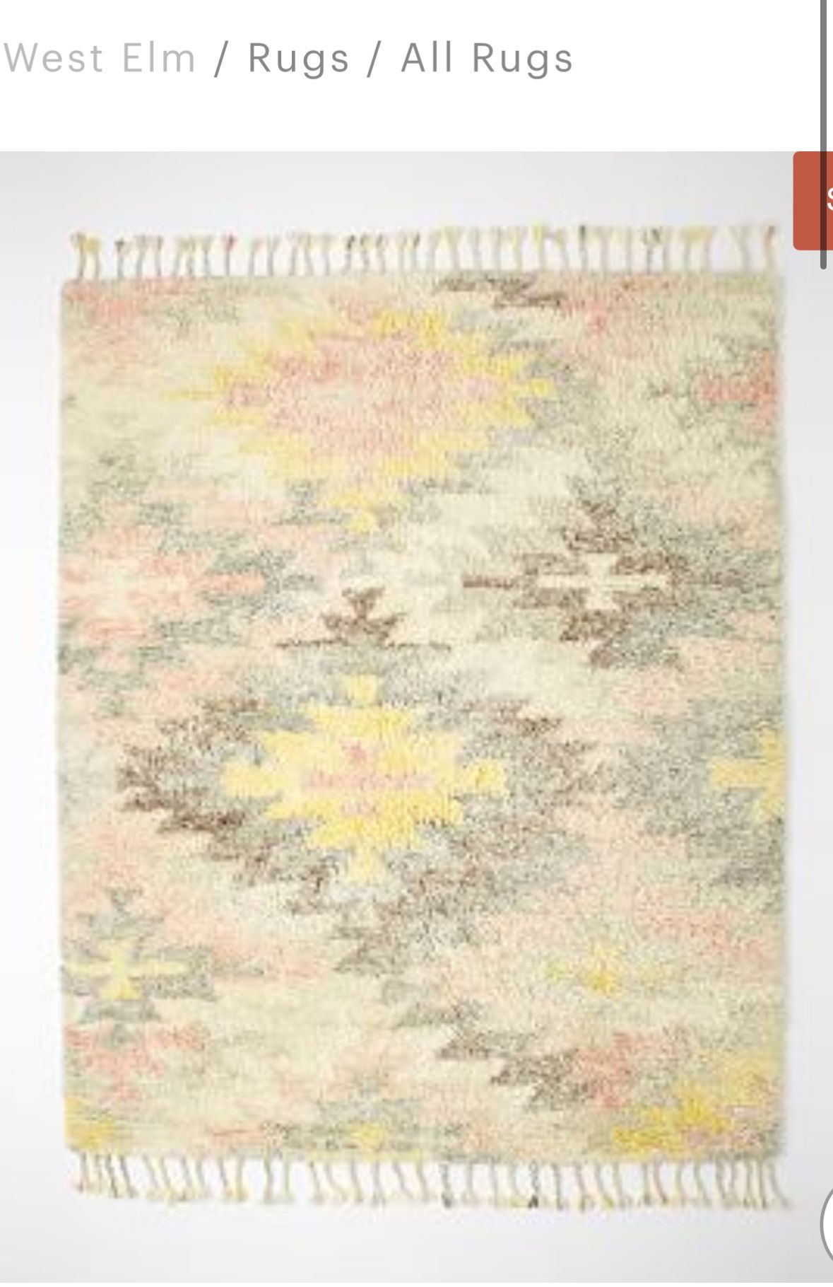 West Elm 9x12 Wool Rug