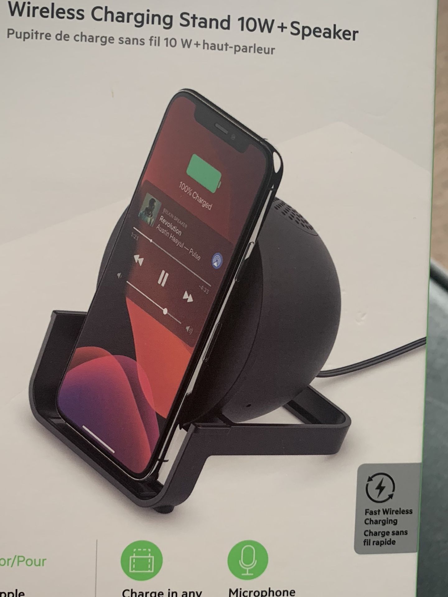 Wireless BLUETOOTH Charger & Speaker 