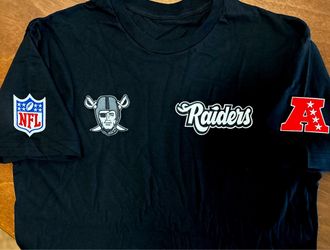 black las vegas raiders shirt