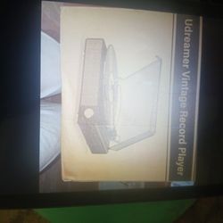 Udreamer Vintage Record Player Bluetooth 