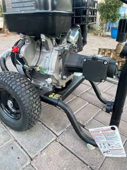 4400 PSI 4.0 GPM Gas Pressure Washer with 420cc Engine, Triplex Pump, Commercial Cold Water Power Washer
