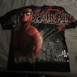 Civil Regime X Spider Man Collab Size Large 