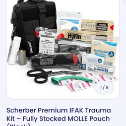 Scherber Premium IFAK Trauma Kit – Fully Stocked MOLLE Pouch