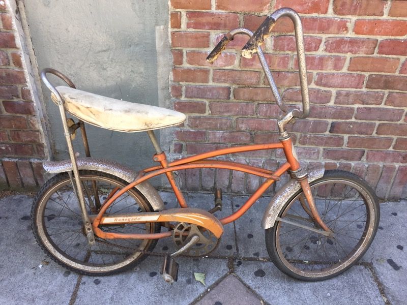 Vintage AMF Renegade Roadmaster Muscle Bike Still Functioning Gears still turn Some rust on cards & handles. $220 Fremont pickup