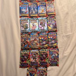 Pokémon booster sealed packs 22