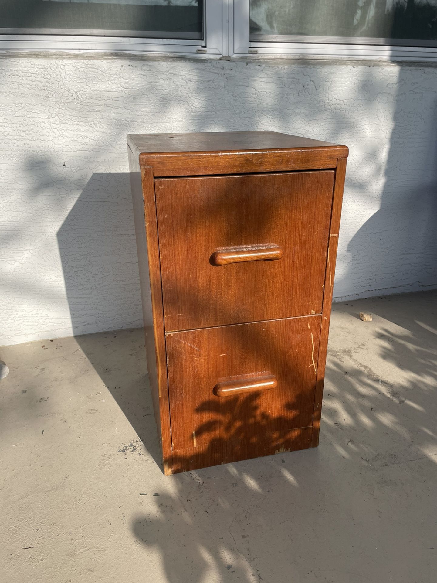 Wooden File Cabinet