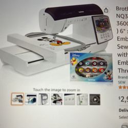 Brand New Brother Innov-is NQ36000D Embroidery And Sewing Machine, Never Used But Took Out The Box