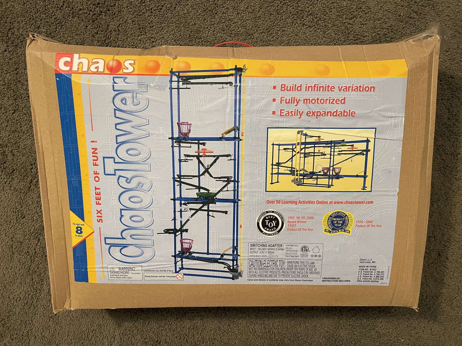 Chaos Tower World of Motion Marble Run Building Set