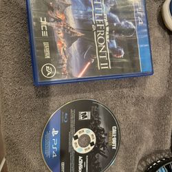 2 PS4 Games, Modern Warfare & Battlefront 