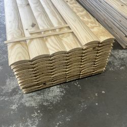 Southern Yellow Pine Log Cabin Siding 2x8x12