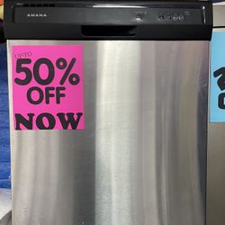 AMANA STAINLESS STEEL DISHWASHER 