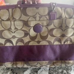 Coach Diaper Bag With Shoulder Straps 