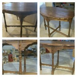 Antique table beautiful carving Must Pick Up