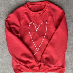 Heart Valentine’s Day Sweatshirt 